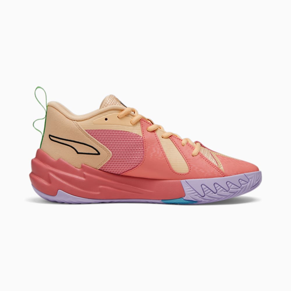 Puma Scoot Zeros Georgia Peach Basketball Shoes - Passionfruit-Green-Peach Fizz