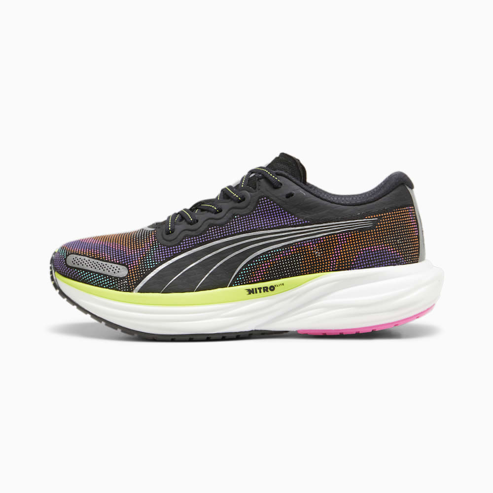 Puma Deviate NITRO™ 2 Running Shoes - Black-Lime Pow-Poison Pink