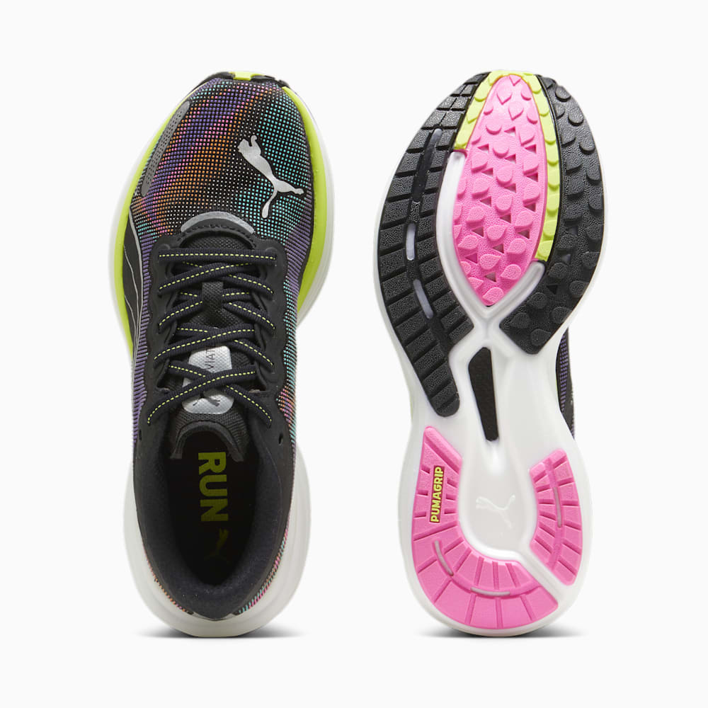 Puma Deviate NITRO™ 2 Running Shoes - Black-Lime Pow-Poison Pink