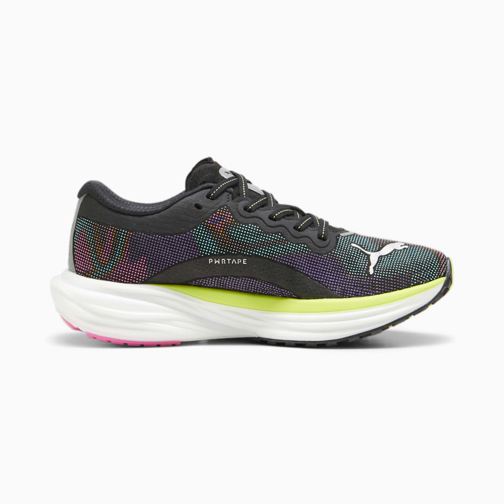 Puma Deviate NITRO™ 2 Running Shoes - Black-Lime Pow-Poison Pink