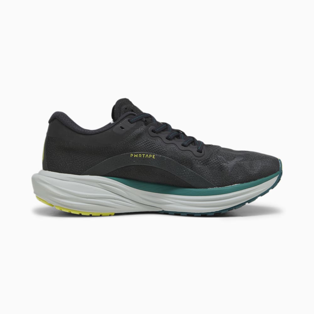 Puma Deviate NITRO™ 2 WTRepel Running Shoes - Black-Yellow Burst-Malachite