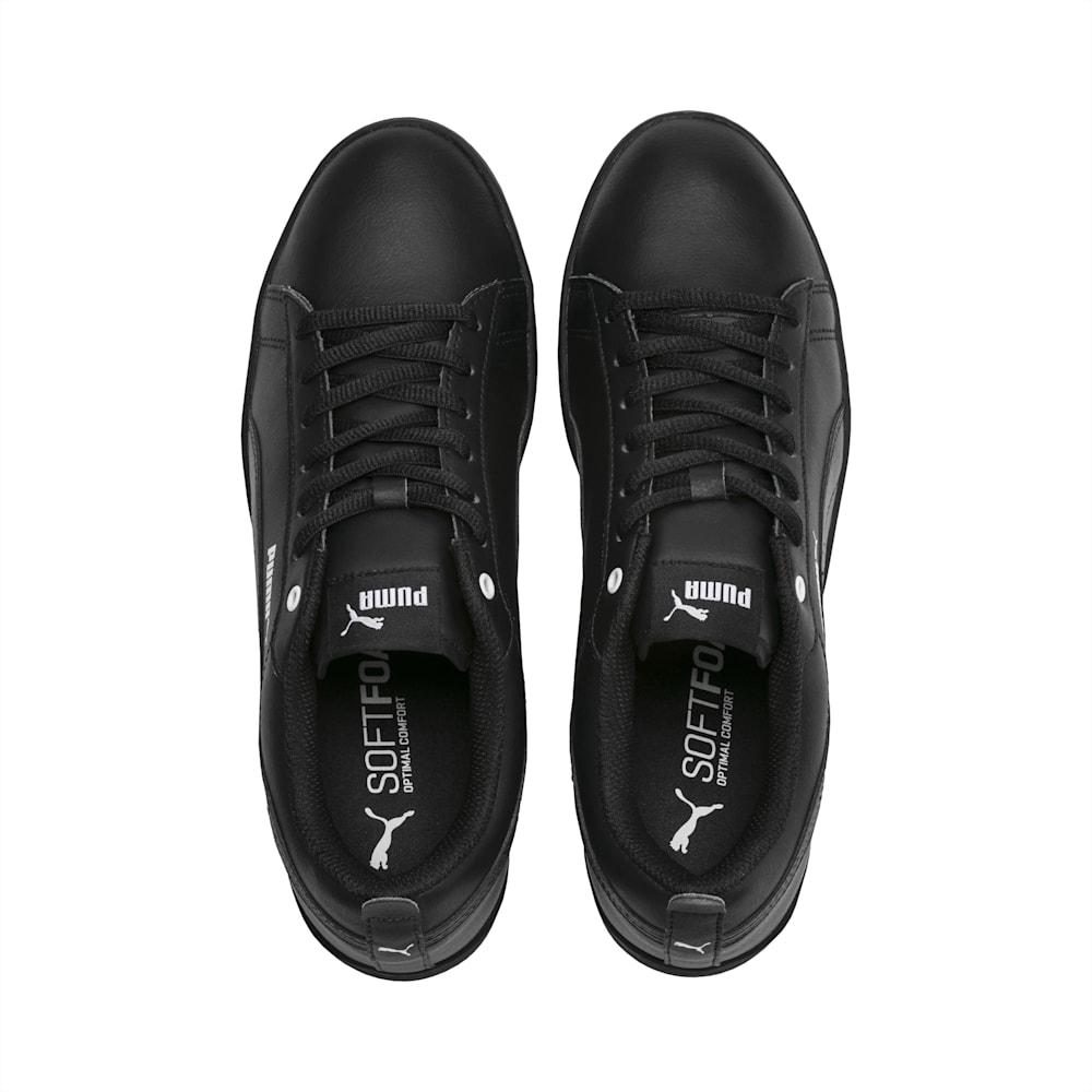 Puma Smash v2 Leather Sneakers - Black-Black