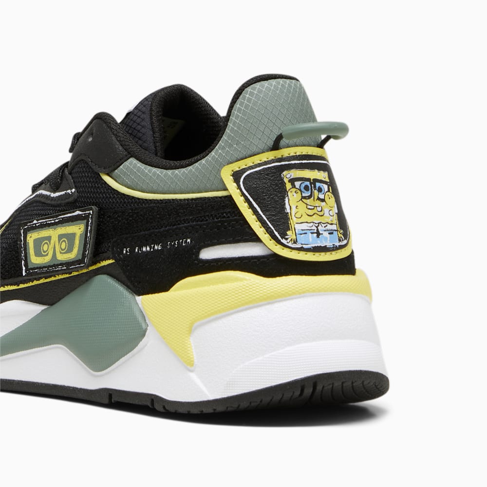 Puma PUMA x SPONGEBOB SQUAREPANTS RS-X Big Kids Sneakers - Black-Lemon Meringue