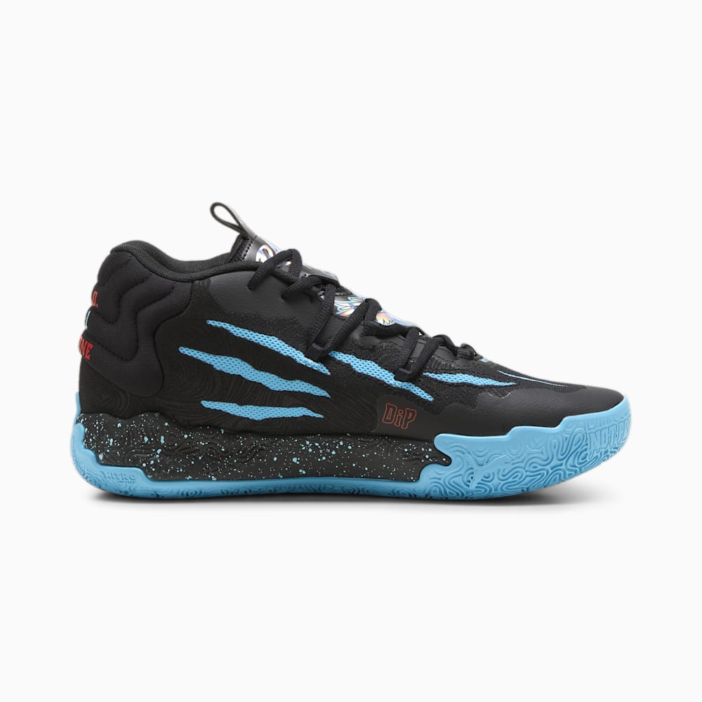 Puma x LAMELO BALL MB.03 Blue Hive Basketball Shoes - Black-Bright Aqua