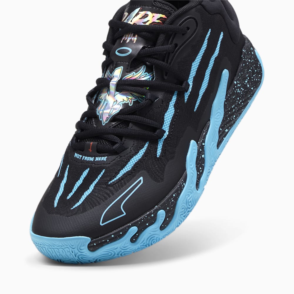 Puma x LAMELO BALL MB.03 Blue Hive Basketball Shoes - Black-Bright Aqua