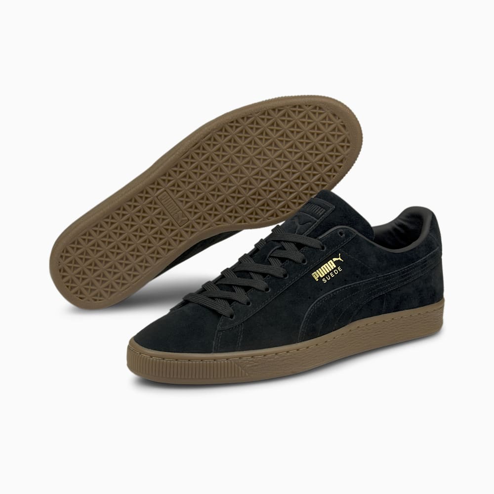 Puma Suede Gum Sneakers - Black-Gum