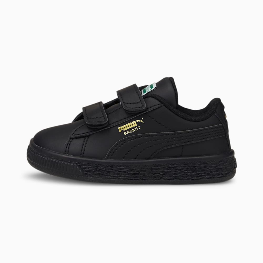 Puma Basket Classic XXI Toddler Shoes - Black-Black