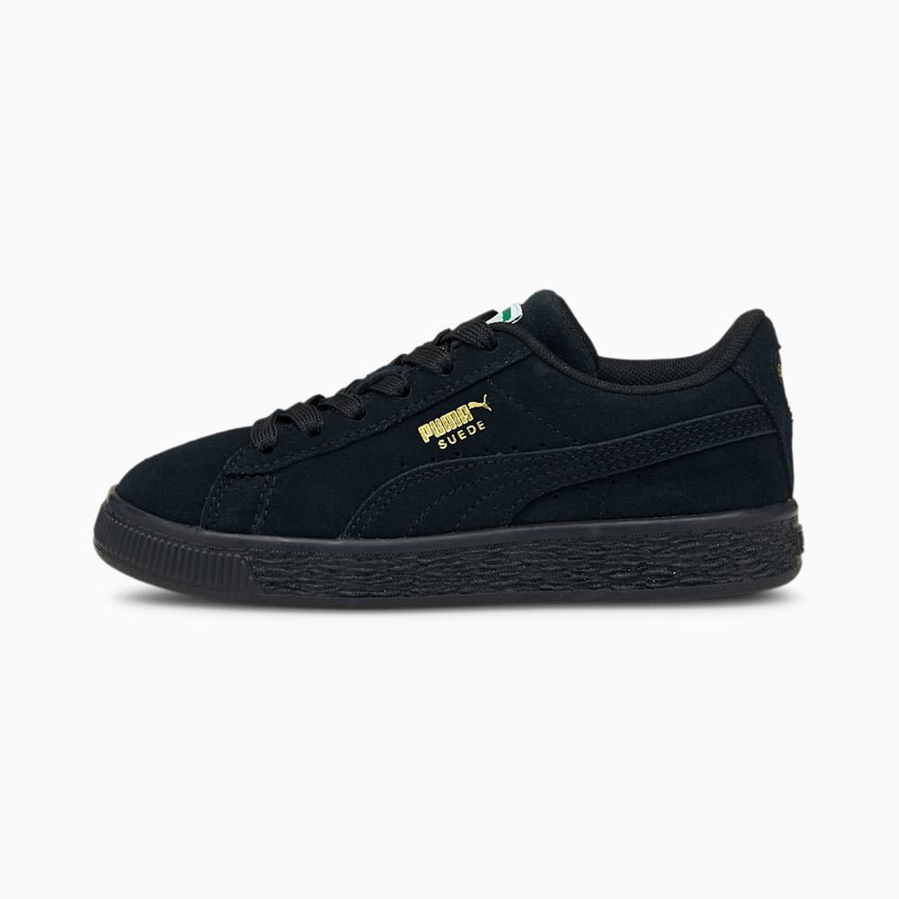 Puma Suede Classic XXI Little Kids Shoes - Black-Black