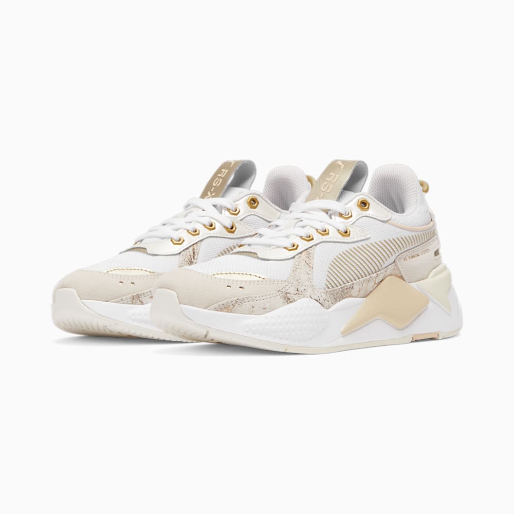 Puma RS-X Glimmer Sneakers - White-Gold-Warm White