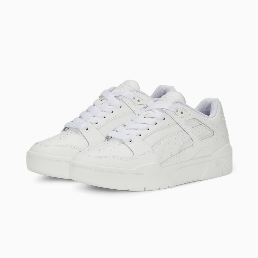 Puma Slipstream Leather Sneakers Big Kids - White-White