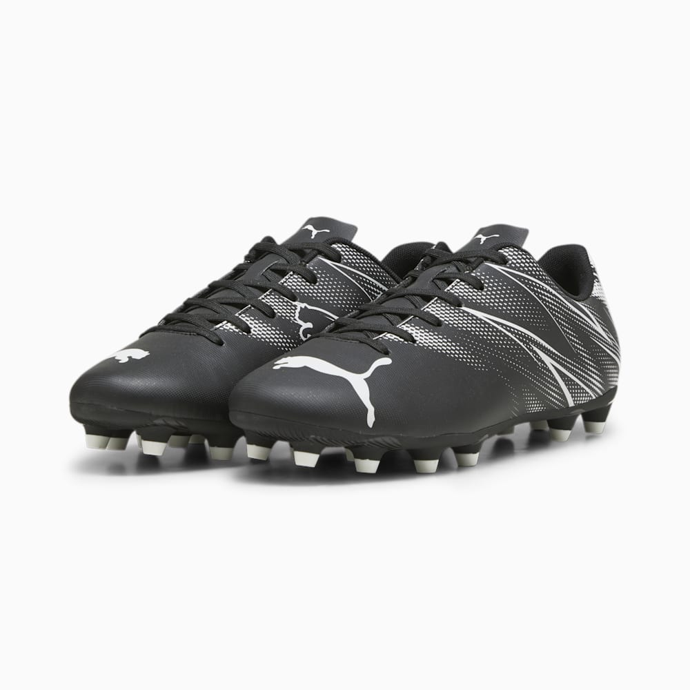 Puma ATTACANTO FG/AG Soccer Cleats - Black-Silver Mist