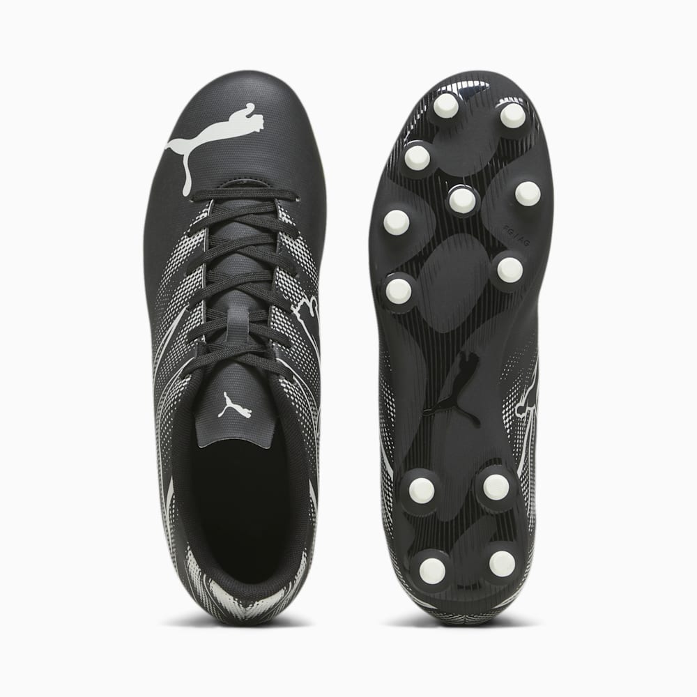 Puma ATTACANTO FG/AG Soccer Cleats - Black-Silver Mist