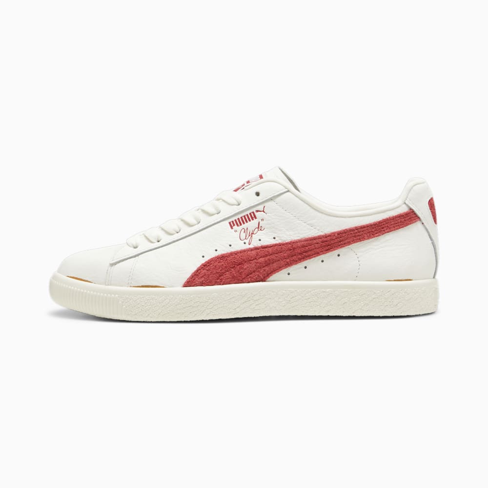 Puma Clyde NeverWorn III Sneakers - Warm White-Club Red