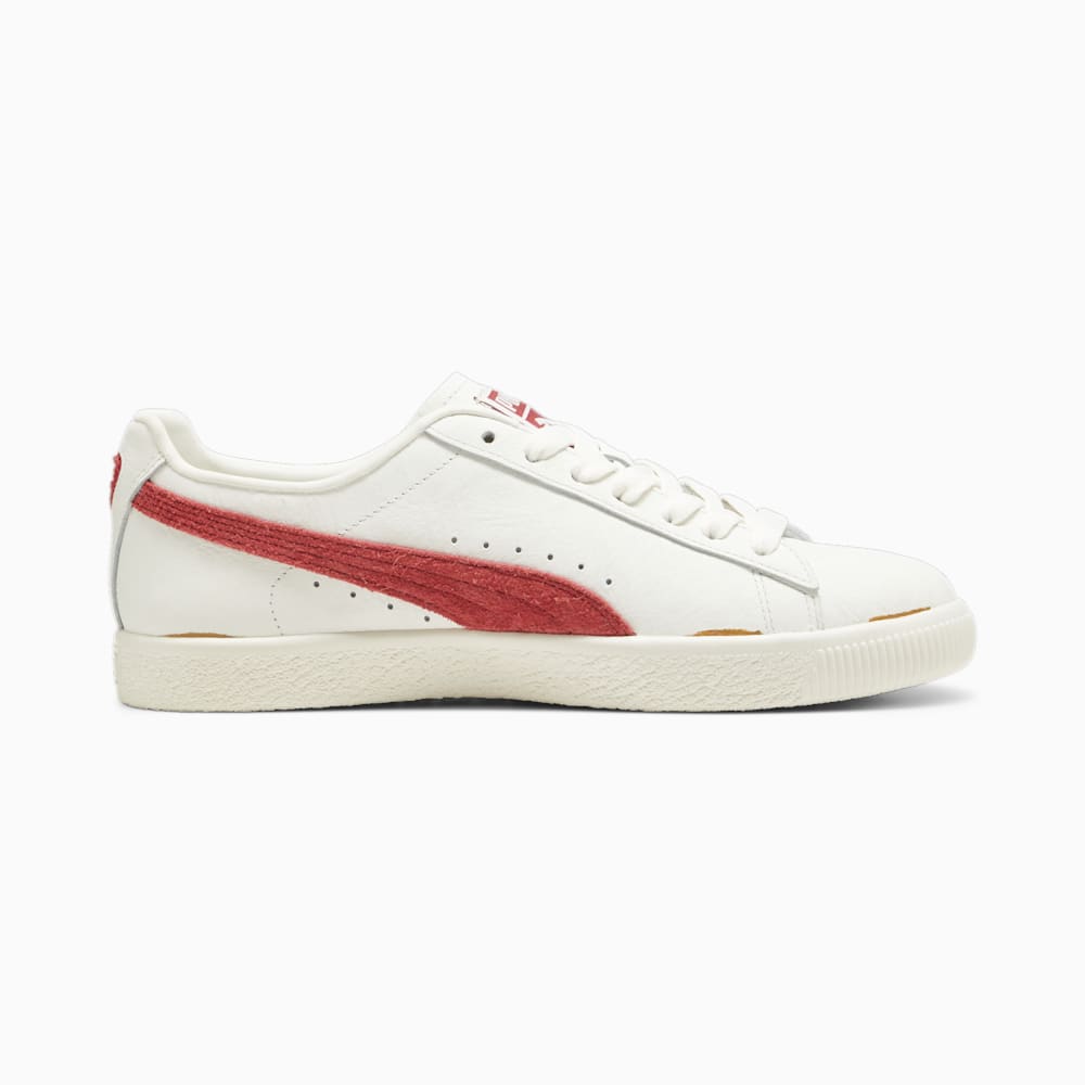 Puma Clyde NeverWorn III Sneakers - Warm White-Club Red