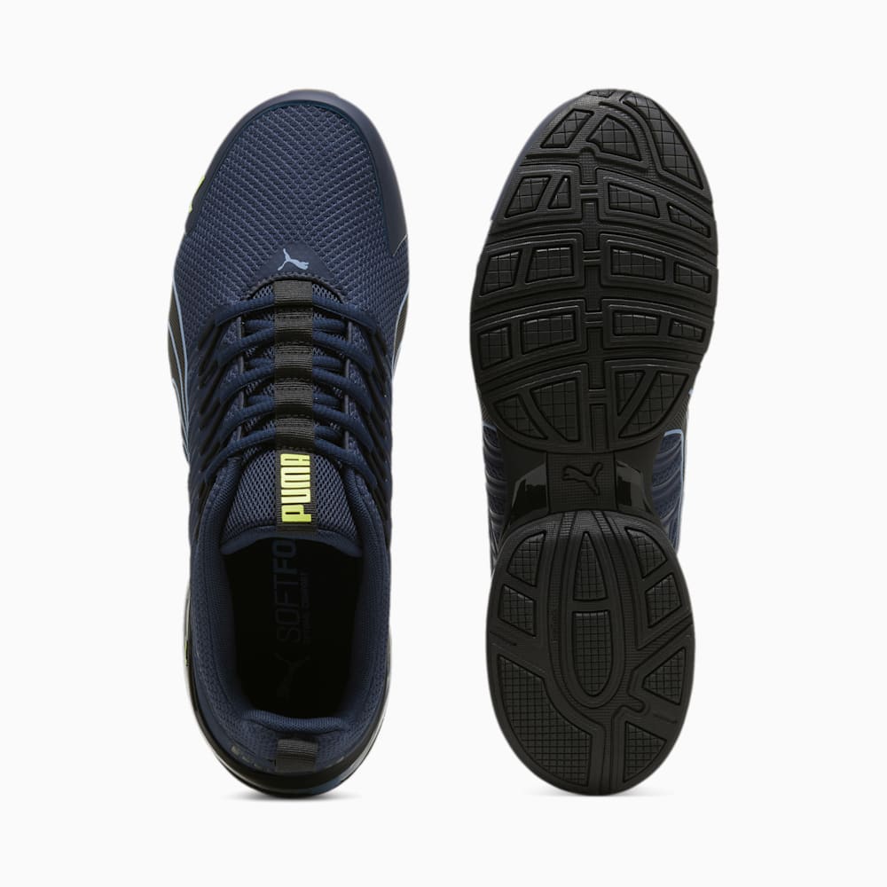 Puma Voltaic Evo Running Shoe - Club Navy-Black-Electric Lime