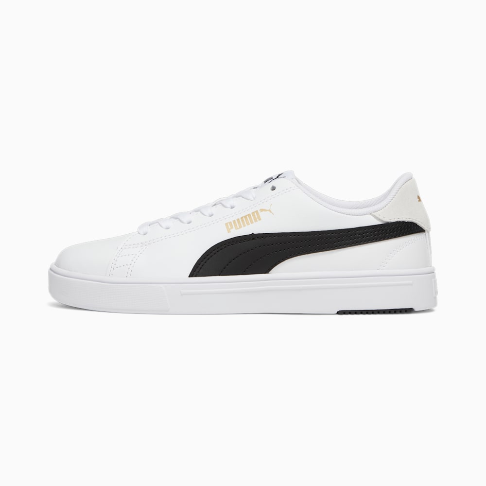 Puma Serve Pro Lite Sneakers - White-Black-Team Gold