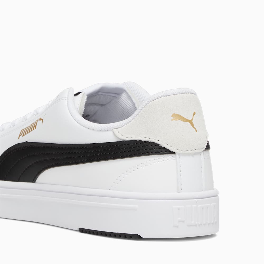 Puma Serve Pro Lite Sneakers - White-Black-Team Gold