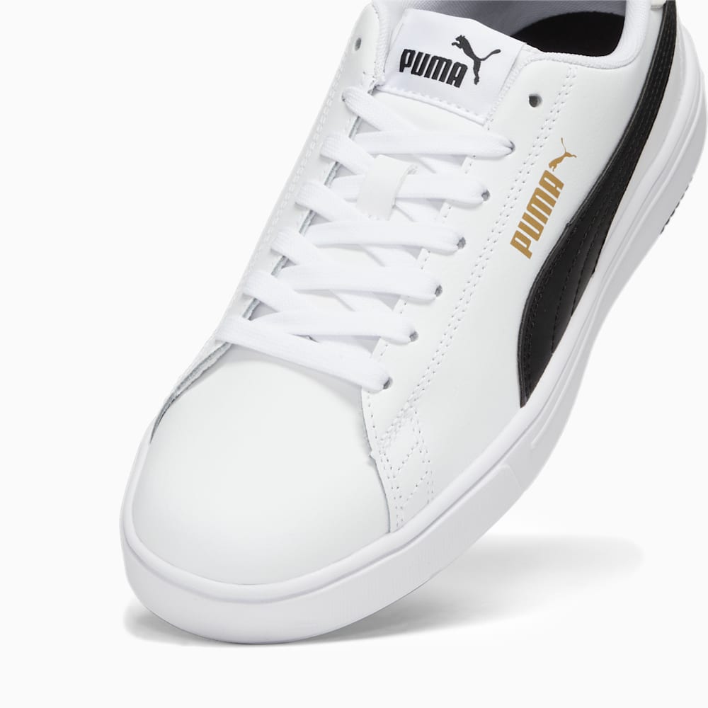 Puma Serve Pro Lite Sneakers - White-Black-Team Gold