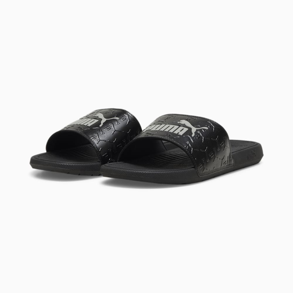 Puma Cool Cat 2.0 Superlogo Sandals - Black-Smokey Gray