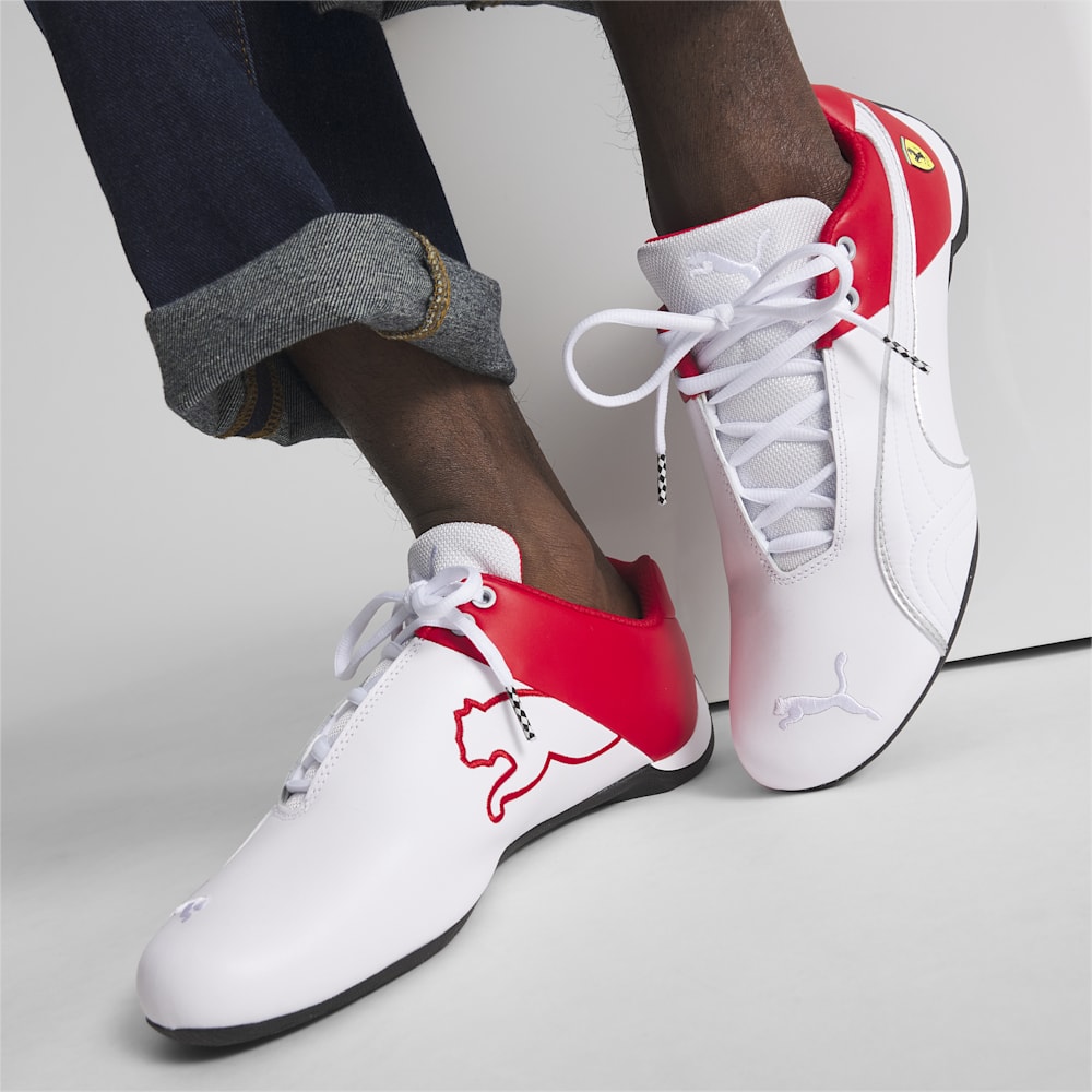 Puma Scuderia Ferrari Future Cat OG Motorsport Shoes - White-Rosso Corsa