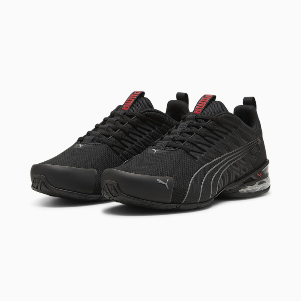 Puma Voltaic Evo Running Shoe - Black-Stormy Slate-For All Time Red