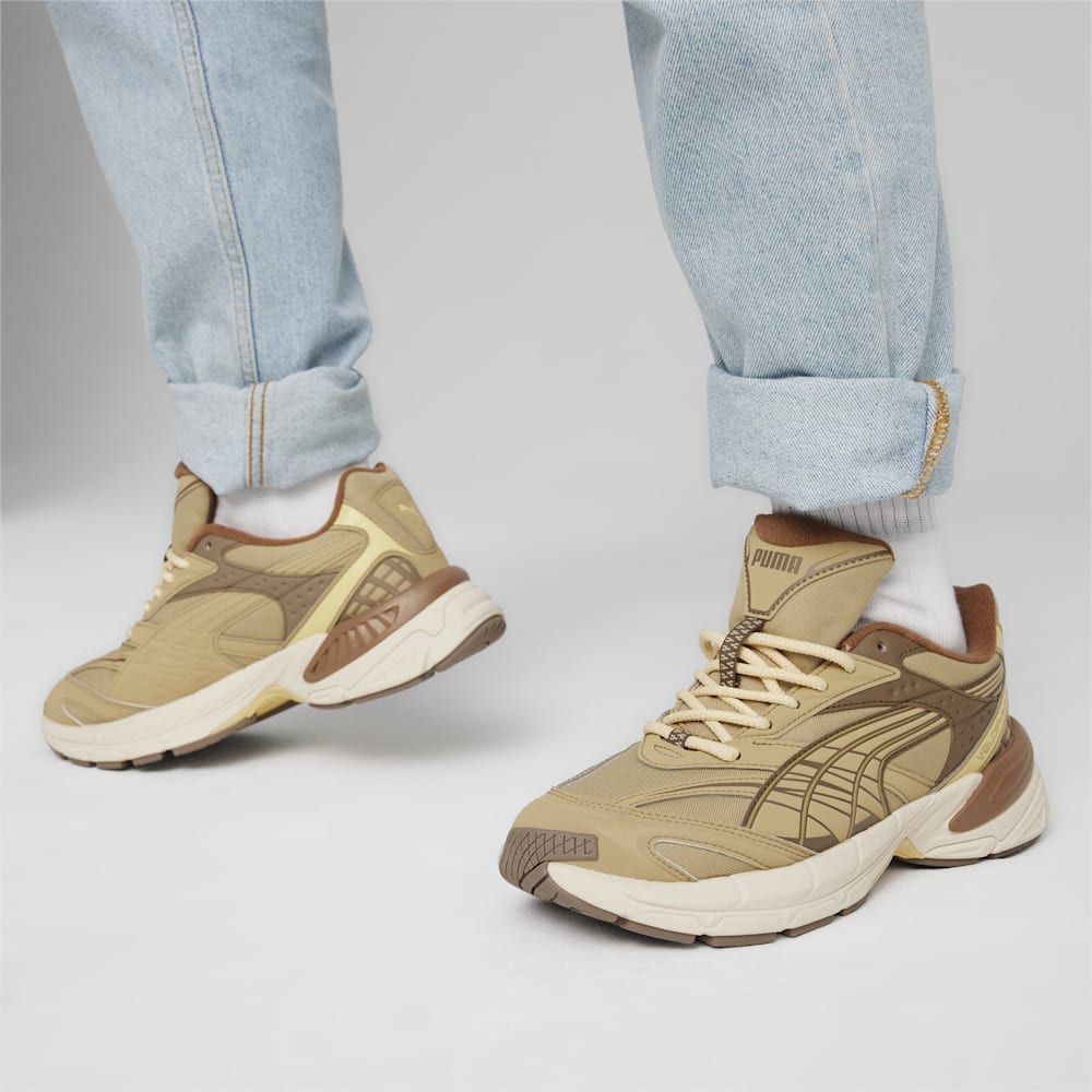 Puma Velophasis Earth Sneakers - Prairie Tan-Chamomile