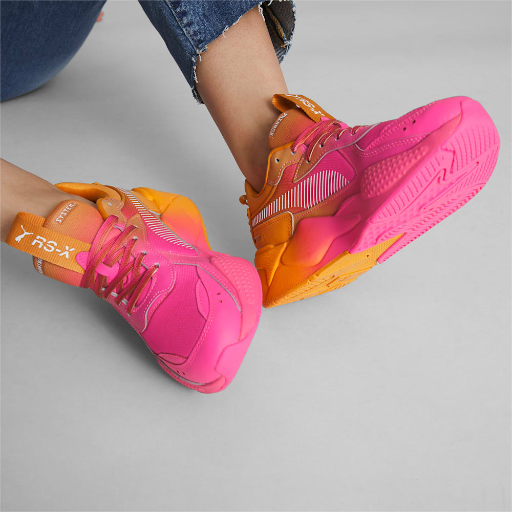 Puma RS-X Faded Sneakers - Glowing Pink-Desert Clay-White