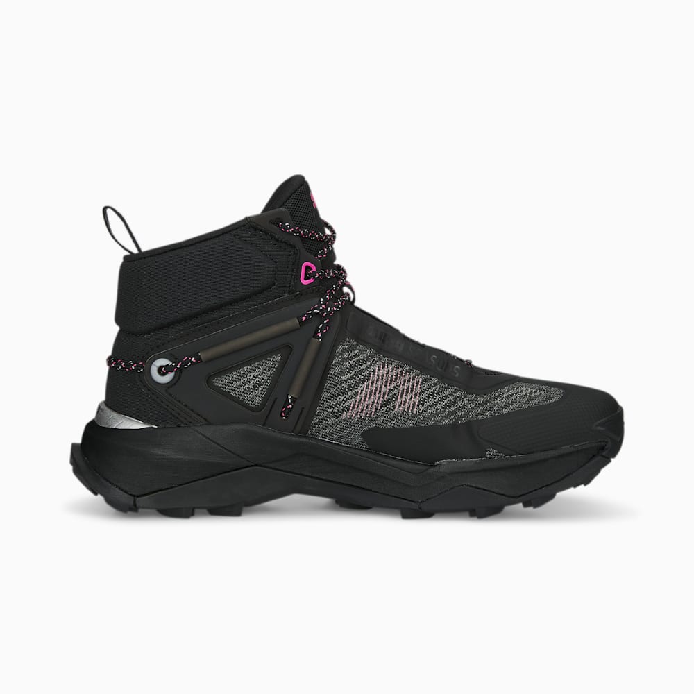 Puma Explore NITRO™ Mid Hiking Shoes - Black-Silver-Ravish