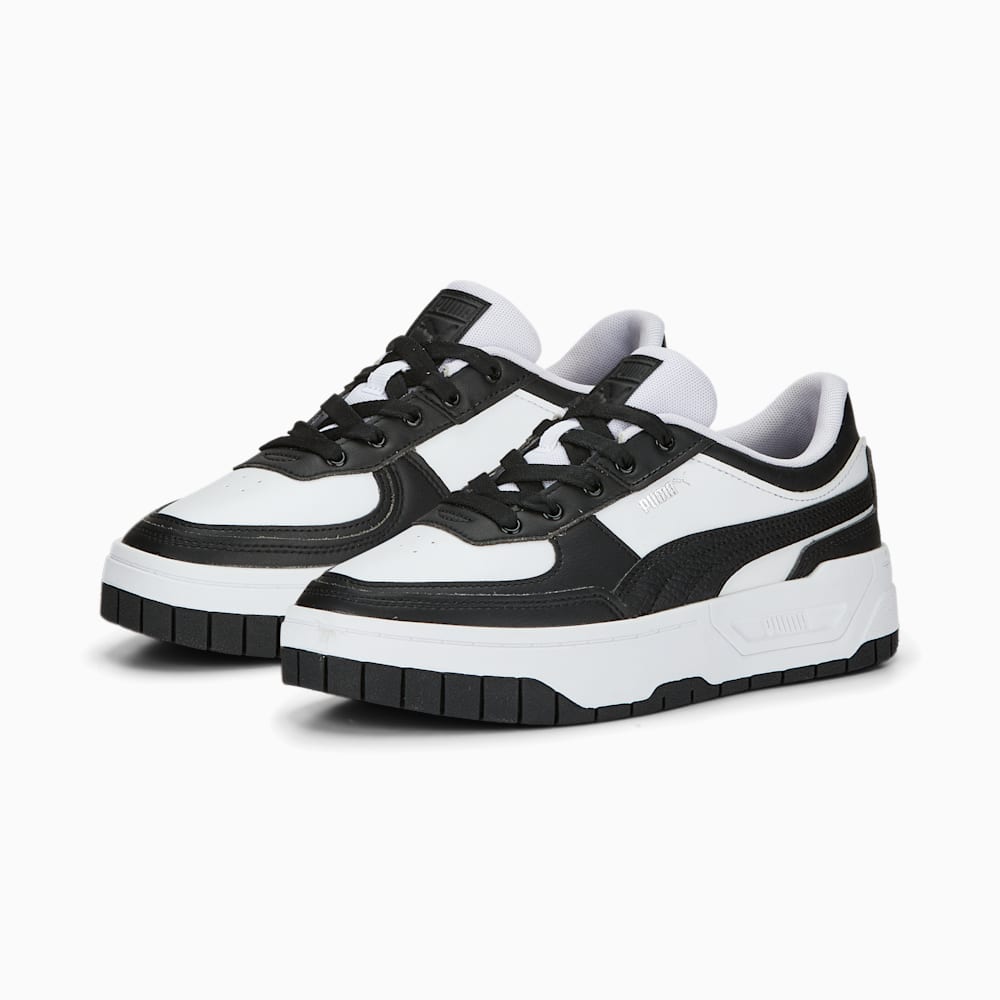 Puma Cali Dream West Coast Leather Sneakers - Black-White