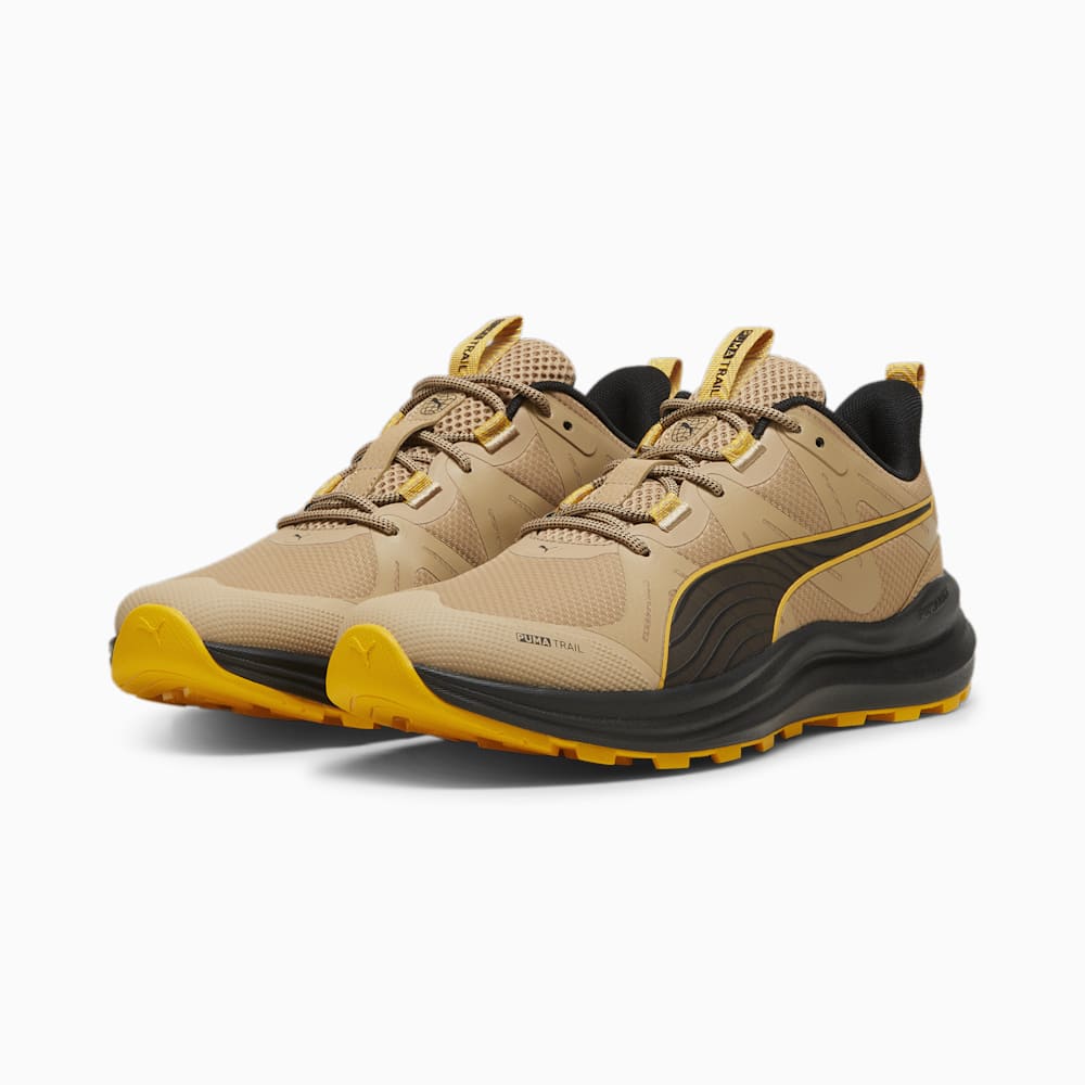 Puma Reflect Lite Trailrunning Shoes - Prairie Tan-Yellow Sizzle-Black