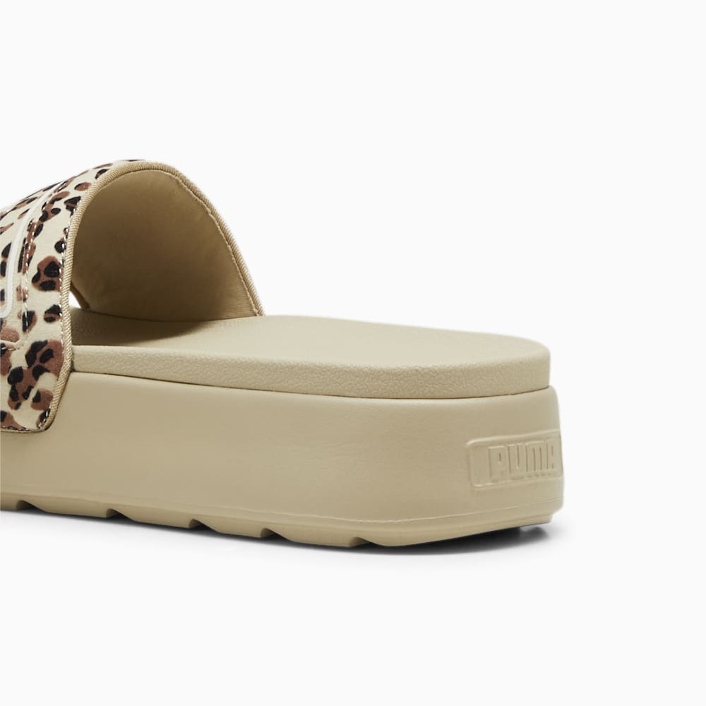 Puma Karmen Drama Slides - Putty-Brown Mushroom-Black