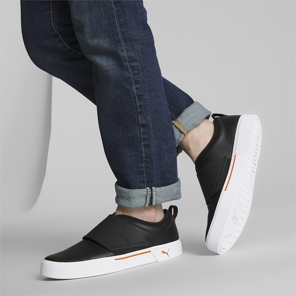 Puma El Rey II Slip-On Perf L - Black-Chili Powder