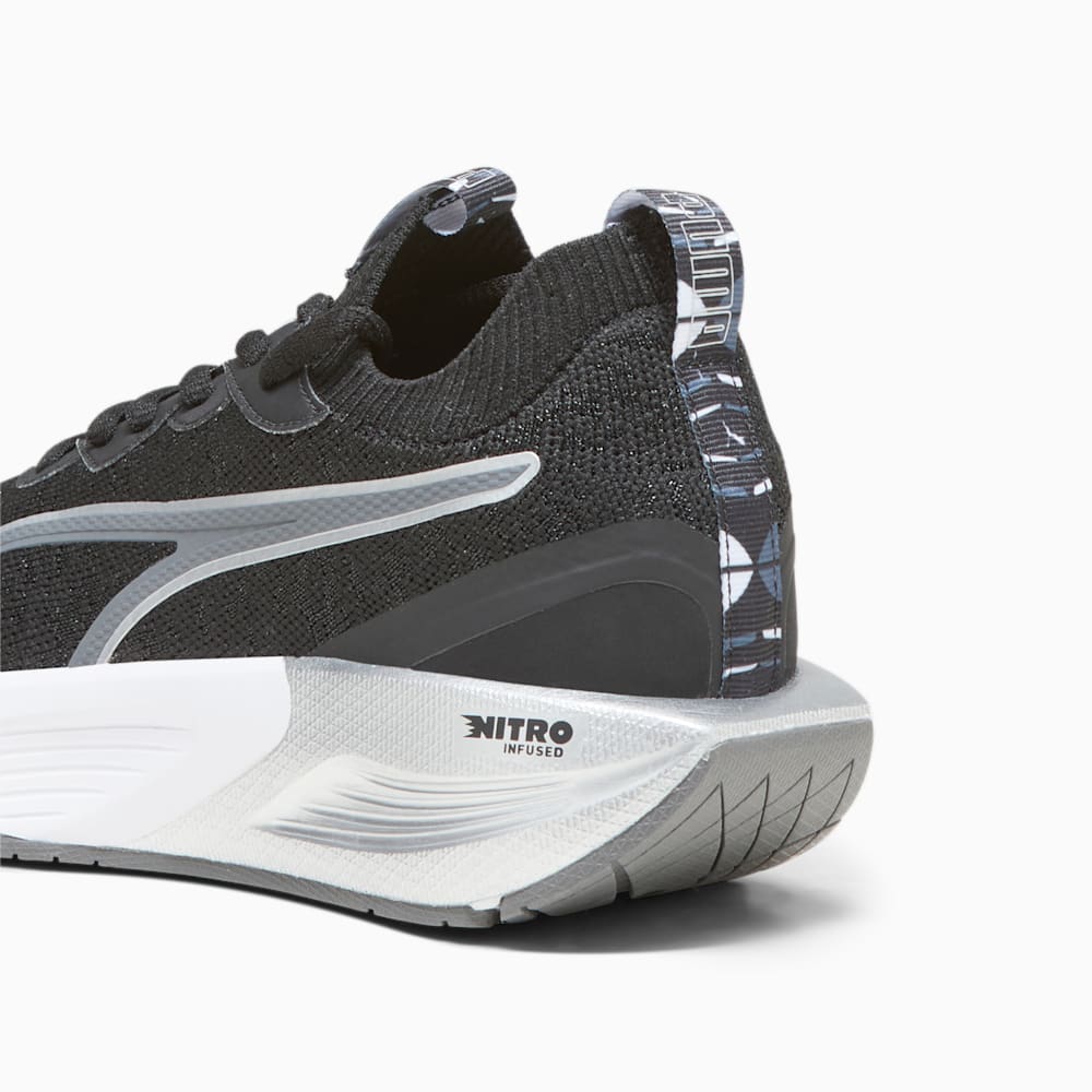 Puma PWR XX NITRO™ Luxe Retro Glam Training Shoes - Black-Cool Dark Gray-Silver