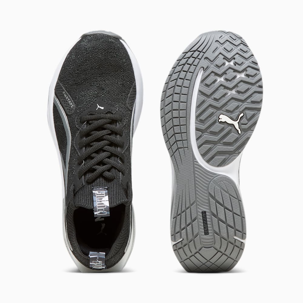 Puma PWR XX NITRO™ Luxe Retro Glam Training Shoes - Black-Cool Dark Gray-Silver