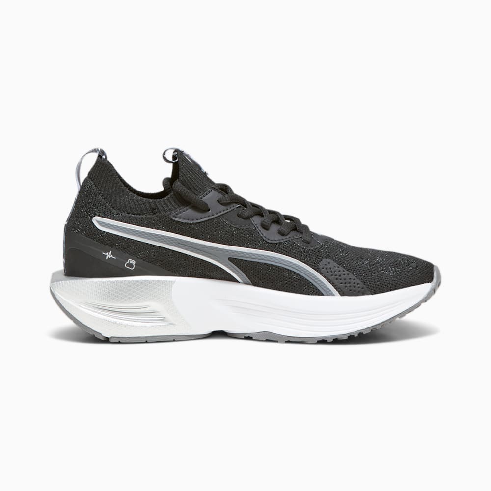 Puma PWR XX NITRO™ Luxe Retro Glam Training Shoes - Black-Cool Dark Gray-Silver