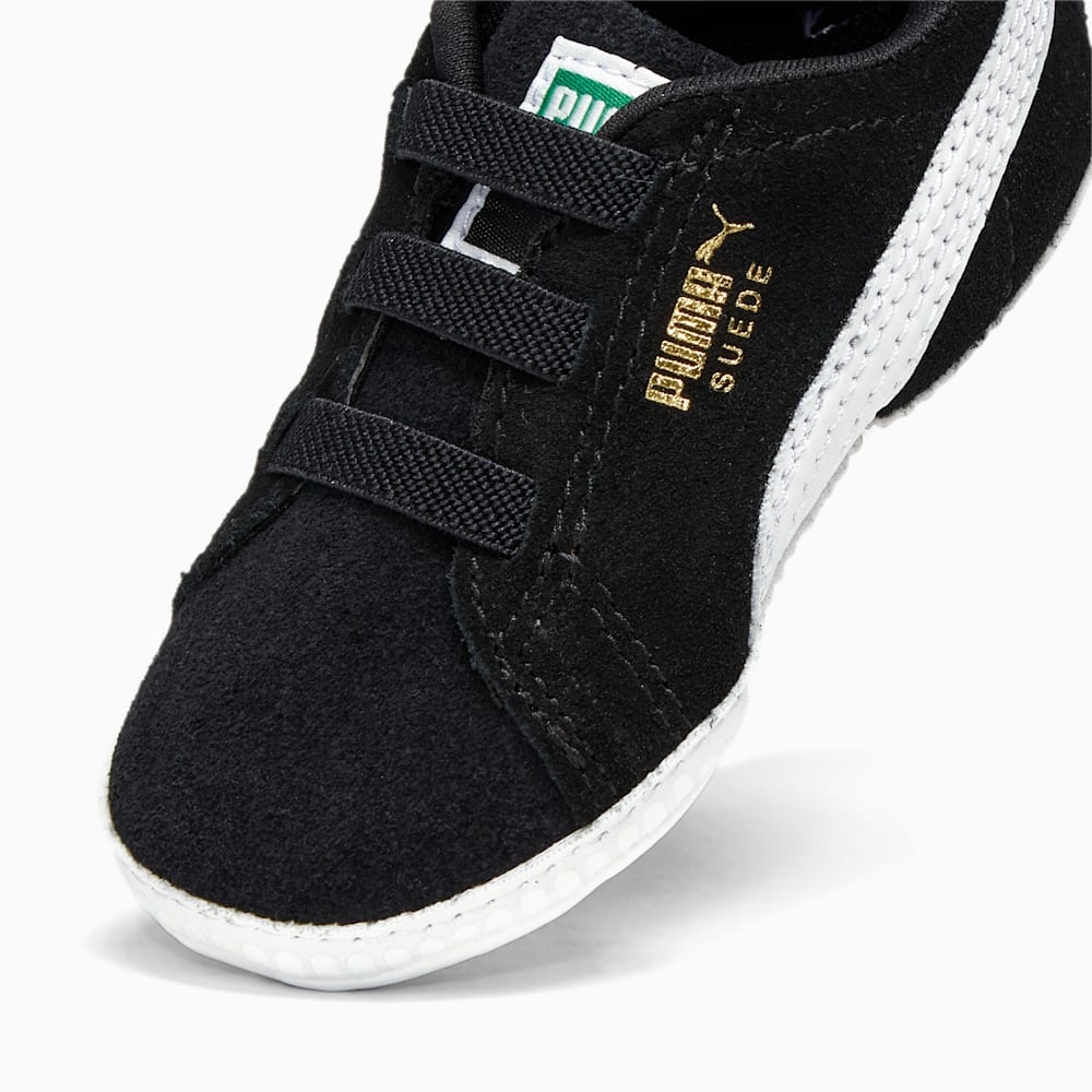 Puma Suede Classic Crib Toddlers' Shoes - Black-White