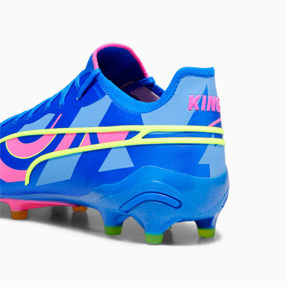 Puma KING ULTIMATE ENERGY FG/AG Soccer Cleats - Ultra Blue-Luminous Pink-Luminous Blue