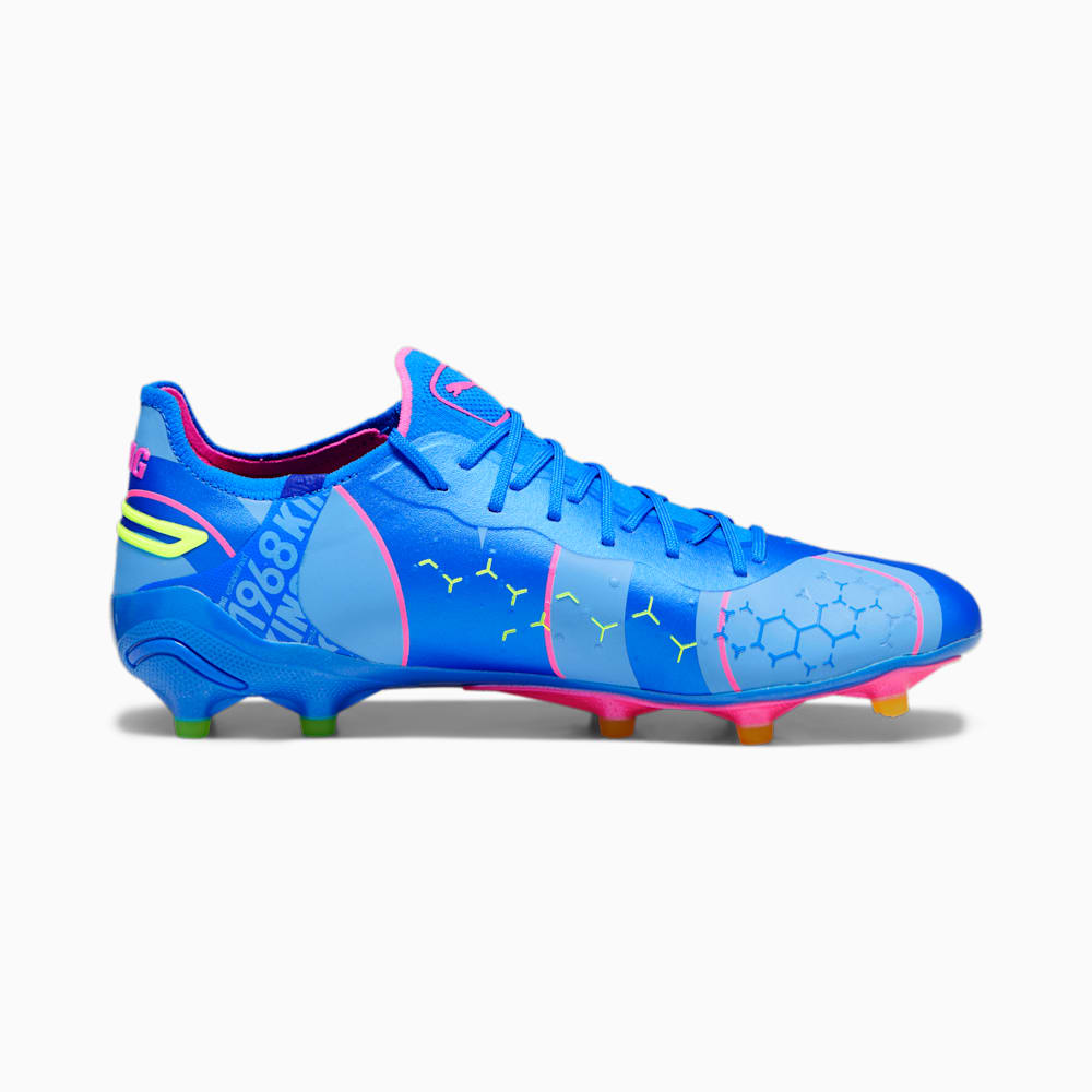 Puma KING ULTIMATE ENERGY FG/AG Soccer Cleats - Ultra Blue-Luminous Pink-Luminous Blue