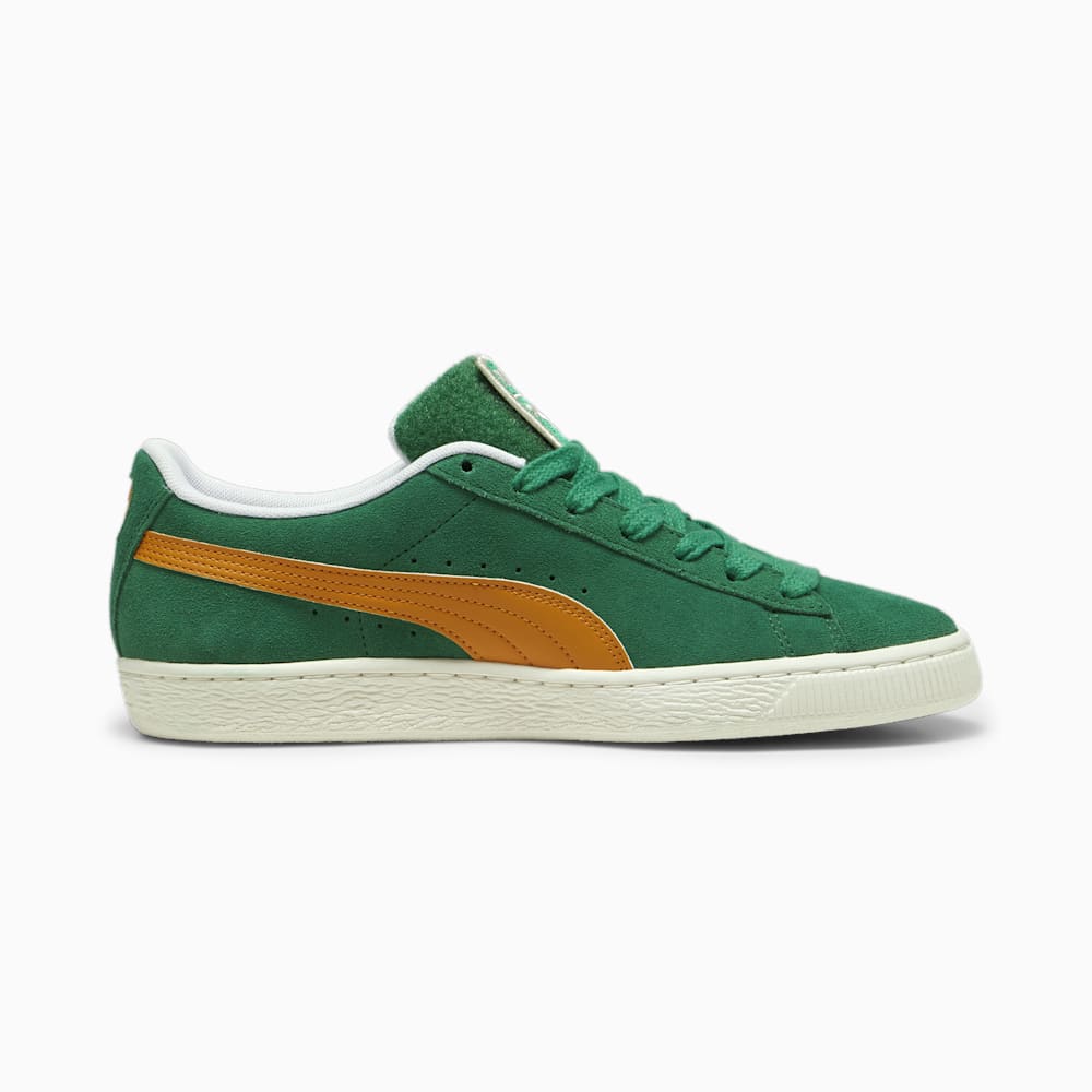 Puma For the Fanbase Suede Patch Sneakers - Archive Green-Frosted Ivory